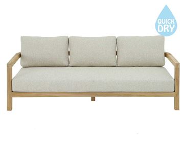 Las Vegas Teak Sofa 3 pers.  <SPAN STYLE='color:#d0121a;'>FORUDBESTIL</SPAN>